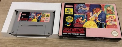 Original BEAUTY AND THE BEAST PAL SUPER Nintendo SNES OVP