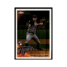 Andy Oliver Rookie 2010 Topps Chrome #218 Baseball Cards Baseball Card NM. rookie card picture