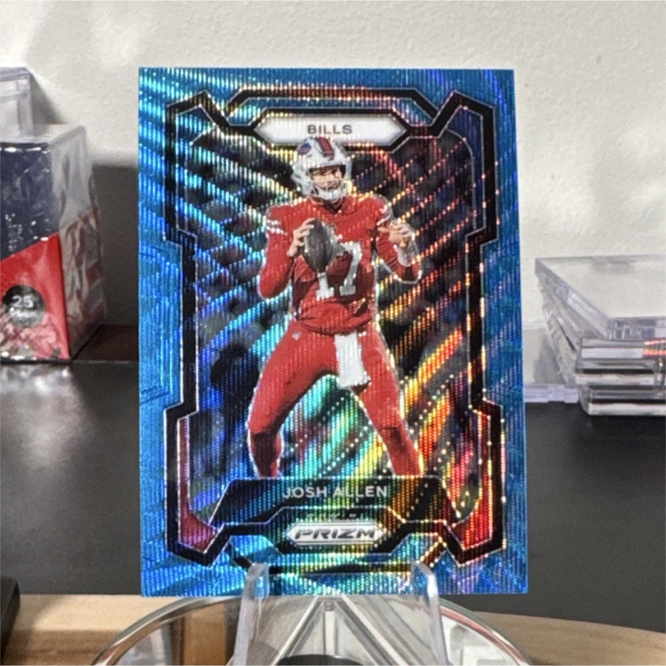 2023 Panini Prizm Josh Allen #32 Blue Wave Prizm /199 Buffalo Bills Football 💎