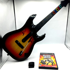 PS2 Guitar Hero World Tour Bundle - Game, Guitar & dongle - All Tested & working