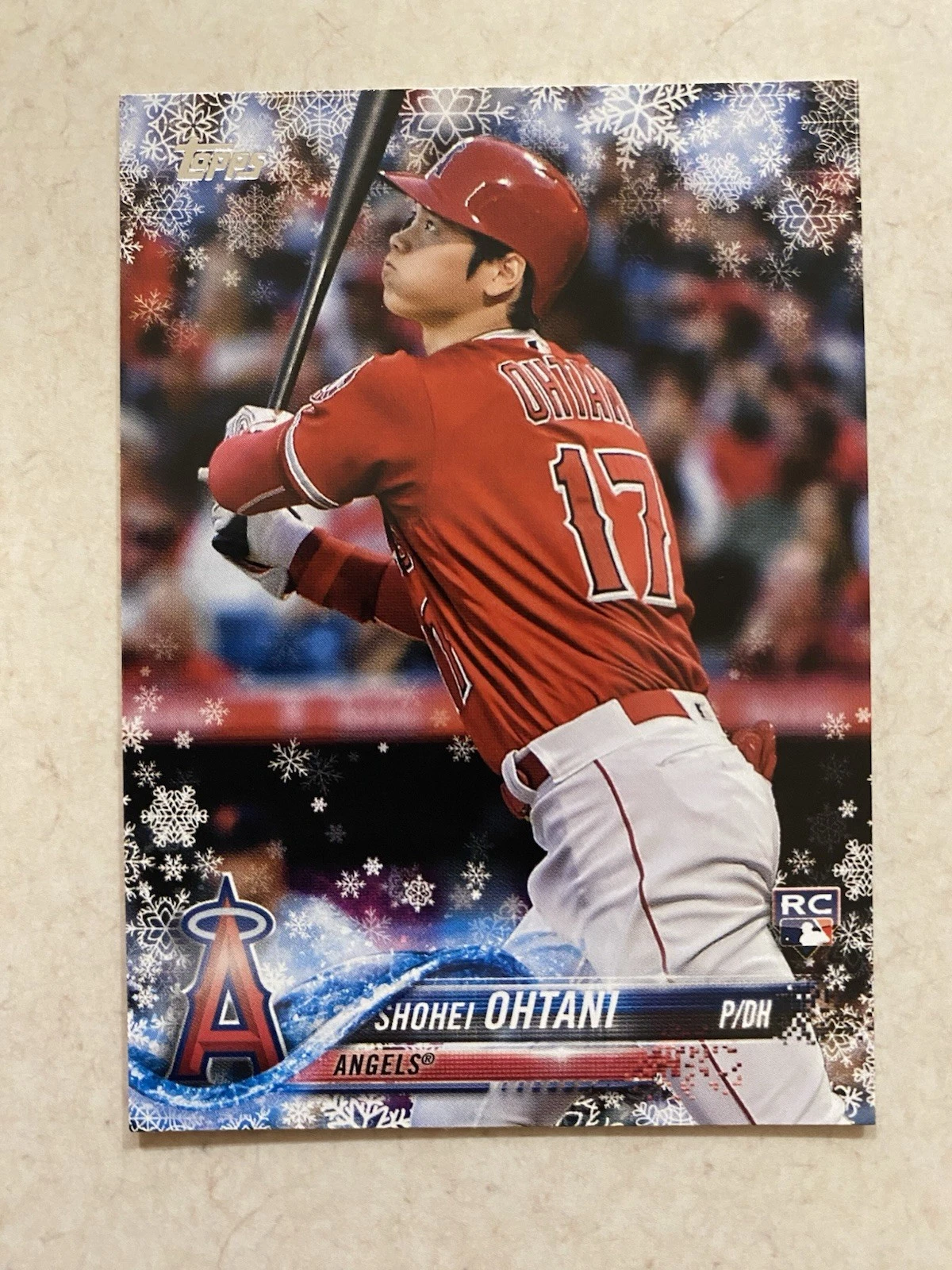 Shohei Ohtani trading card