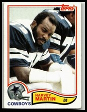 1982 Topps #320 Harvey Martin Dallas Cowboys