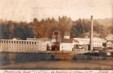 1906 Maplewood Mill #1 & Office Mapleville RI RPPC Photo Postcard COPY