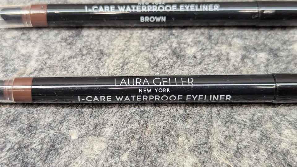 🔥Lote de 2 Delineadores de ojos impermeables Laura Geller i-Care I Care - Marrón Foto 2 de 4