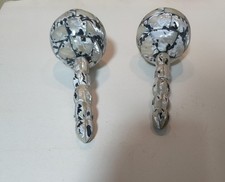 Paire de MARACAS instrument musique percussion batterie ETHNIQUE (Nacre )