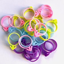 40 Pcs Pastry Bag Ties, Silicone Icing Bag Ties, Reusable Piping Bag Ties Dec...
