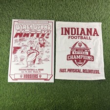 Indiana Hoosiers National Championship Rally Towel & Poster Celebration IU Natty