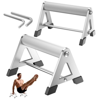 1 Pair Push Up Stand Handles Stainless Steel Heavy Duty Holds Up To 500lbs