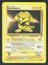 Pokemon Electabuzz 24/130 Rare Base Set 2 (MP)