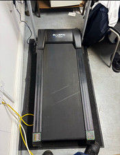 Bluefin Fitness Electric Treadmill Black with LCD Console, Timer & Handrails