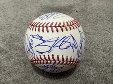 2026 TAMPA BAY RAYS TEAM SIGNED ROMLB BALL BASEBALL COA ARANDA RASMUSSEN