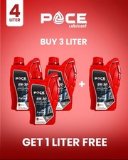 Buy 3 1L Get 1L Free 5W-30 Pace Lubricant Engine Oil C2/C3 Fully Synthetic