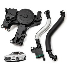 PCV Valve Engine Crankcase Vent Oil Separator Breather Hose 3-Piece 06H103495AB