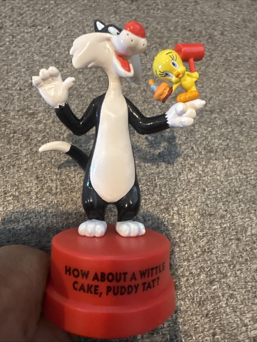 Vintage Sylvester and Tweety PVC Figure 1994 Looney Tunes Applause