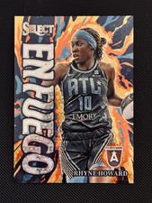 2024 Panini Select WNBA - En Fuego Rhyne Howard #4 White Disco Prizm /75