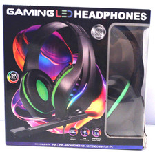 2026 Game Pro Black Green LED Gaming Headphones PS4, PS5, XBOX, PC Others