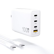 Zosam 100W GaN Battery Universal Charger Compatible with DJI Drones, white 