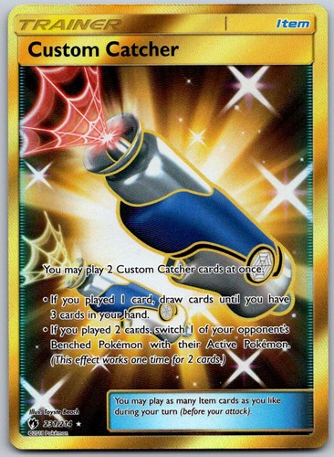 Custom Catcher (Secret) Holo Secret Rare SM - Lost Thunder 231/214 LP