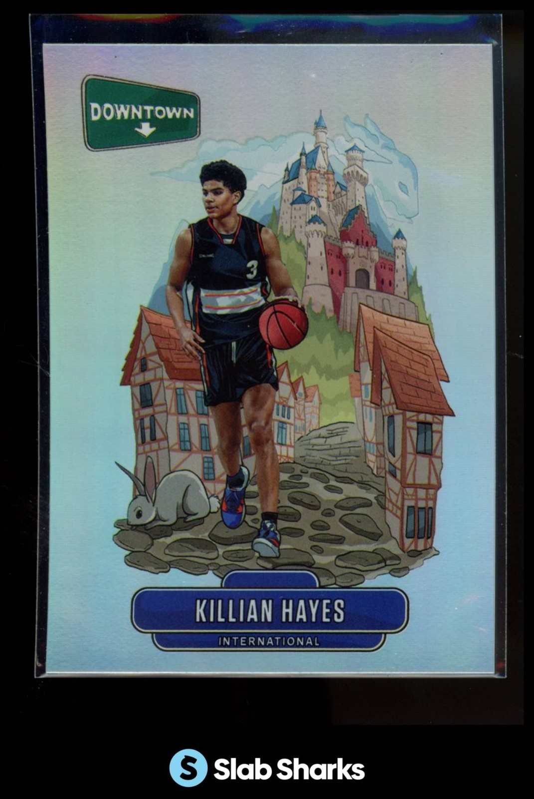 2020 PANINI PRIZM DRAFT PICKS COLLEGIATE #D-16 KILLIAN HAYES DOWNTOWN RC ROOKIE