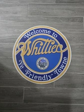 Welcome To WHITTIER, California Aluminum Reflective Street Sign 24"