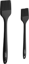 2PCS Silicone Basting Pastry Brush, Heat Resistant Food Cooking Brush for Oil,