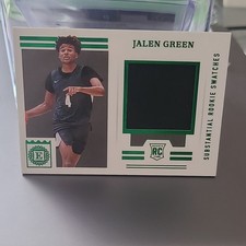 Panini 2021-22 Chronicles Draft Picks Jalen Green RC Swatches Encased ESS-JG