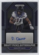 2023 Panini Prizm Draft Picks Draft Picks Auto Derius Davis #DPA-DED Auto 0n7b