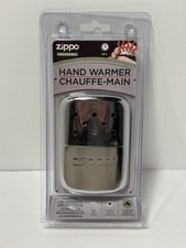 Zippo Outdoor Hand Warmer 40306 12 Hour Filler Cup and Warming Bag - Chrome