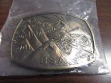Cub Scout Outdoor Bronze Belt Buckle  BM6