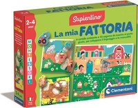 Gadget - Clementoni Educativi Giochi Sapientino Montessori - La Mia Fattoria -D-