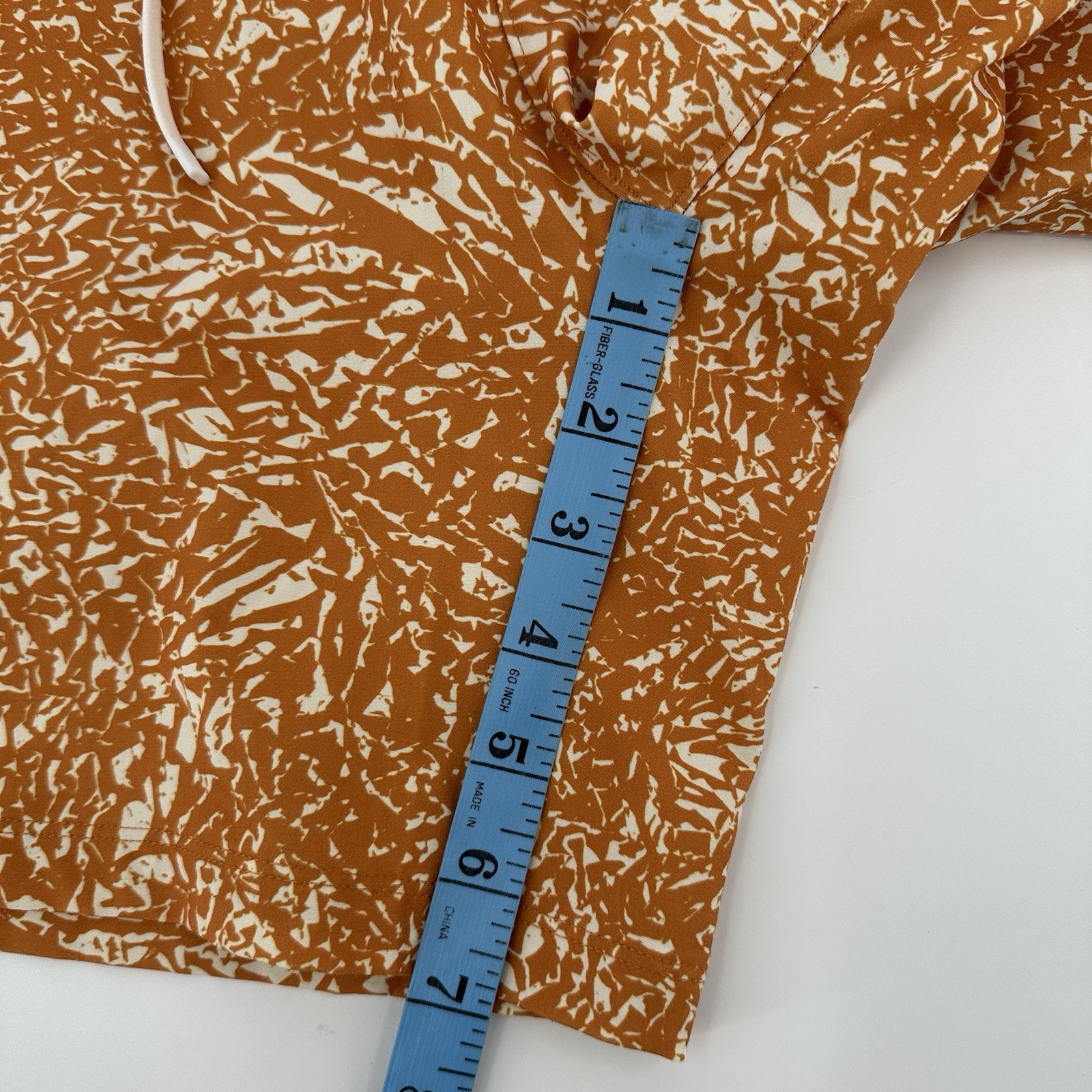 Lululemon Shorts Mens Medium Pool Short 7” Autumn Sorbet Orange Clementine Lined image 4