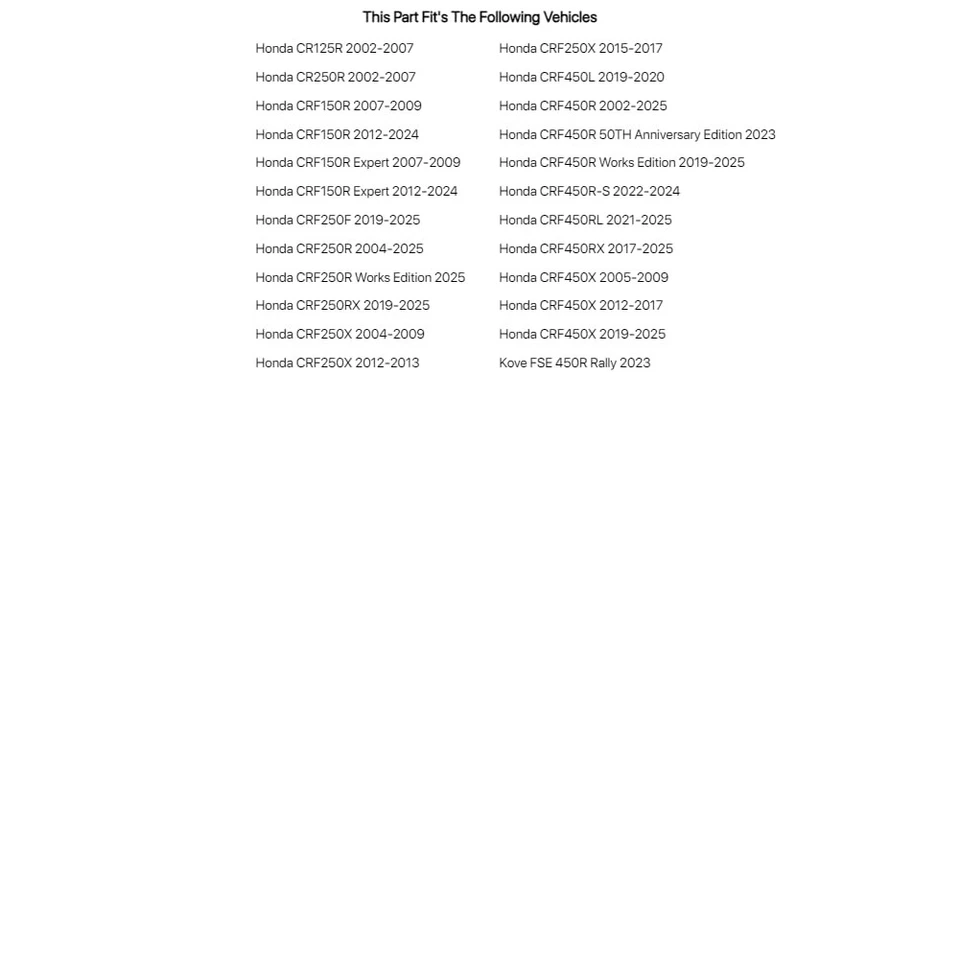 Анодированная красная крышка резервуара заднего тормоза Tusk для HONDA CR125R 2002-2007 - Изображение 3 из 4