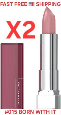 2 - Maybelline Color sensational Lipstick , 015 Born With It
