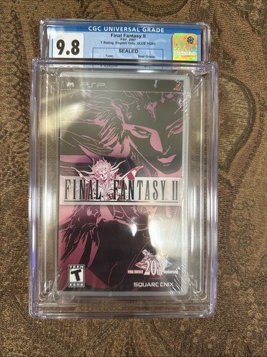 CGC 9.8 Final Fantasy II PSP 20th Anniversary POP 1 Seal A++ Seal V-Overlap