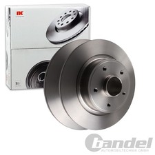 2X NK BREMSSCHEIBEN 274mm VOLL HINTEN PASSEND FÜR RENAULT GRAND LAGUNA | 203931