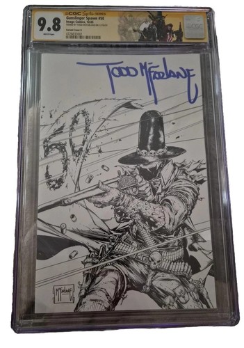 Gunslinger Spawn #50 | Sketch 1:250 CGC SS 9.8 | Signed by Todd McFarlane 🔥