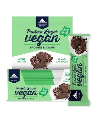 Multipower Protein Layer vegan   15 Riegel à 55 g (43,52 EUR/kg)