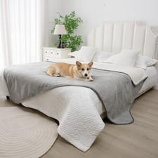 Waterproof Blanket for Bed, Leak Proof Dog Blankets for Couch Sofa Protection...