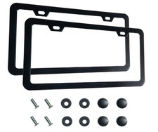 2x Unbreakable License Plate Coversframes Auto Tag Shield Protector Front Rear 2x Unbreakable License Plate Coversframes Auto Tag Shield Protector Front Rear
