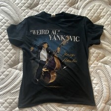 Gildan Heavy Cotton Weird Al Yankovic Tour Men's Black T-Shirt Size M