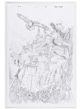 Black Knight: Curse of the Ebony Blade #1 - Page 18 Original Art Marvel, 2021