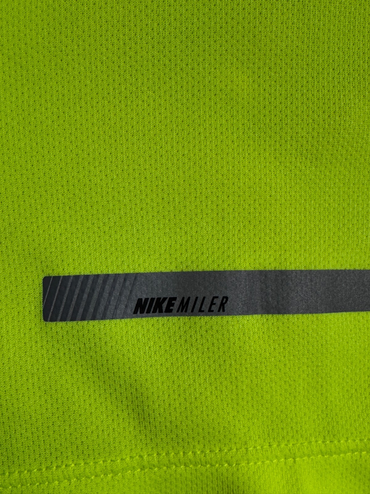 Nike Miler Dri-FIT Short Sleeve Running Top - Volt/Neon Yellow image 7