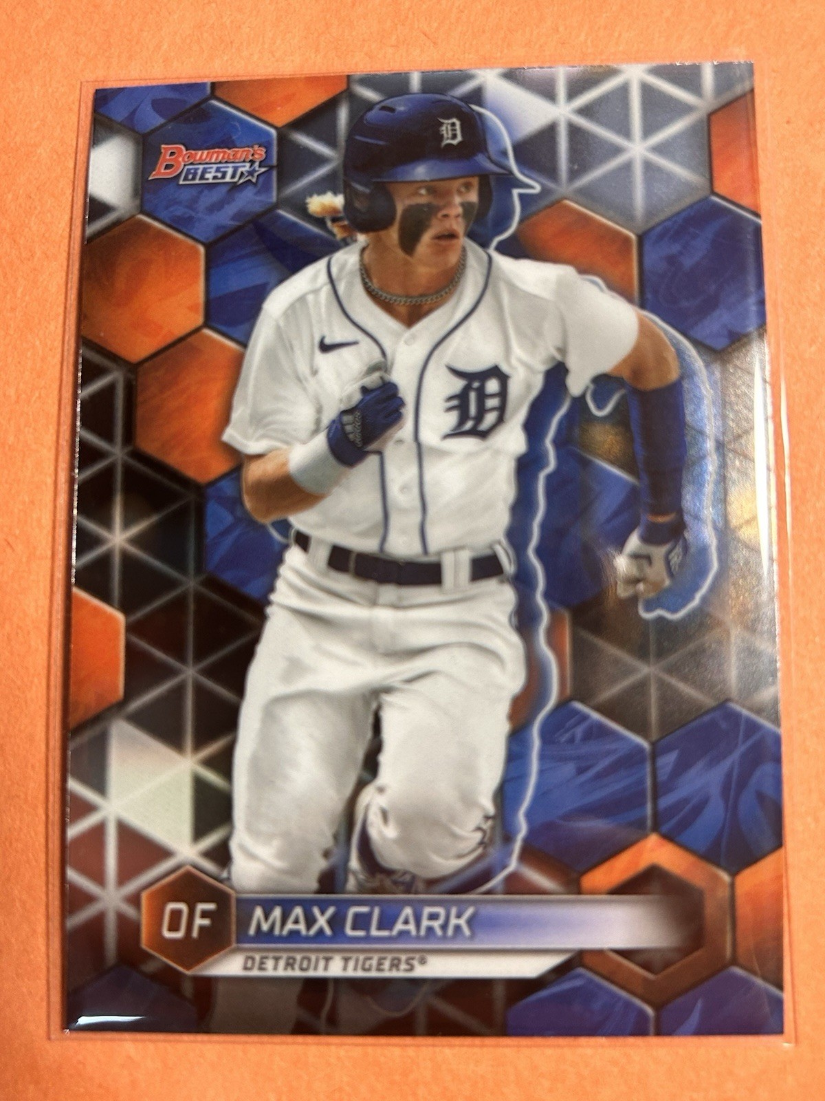 2023 BOWMAN'S BEST MAX CLARK RC #TP-23 DETROIT TIGERS