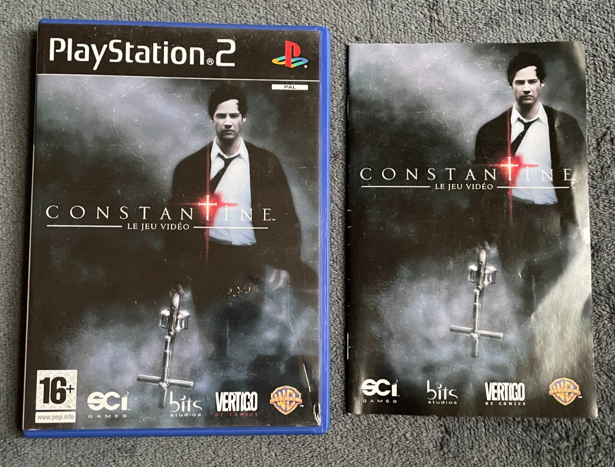 Constantine complet sur Playstation 2 PS2 - FR cd TTBE