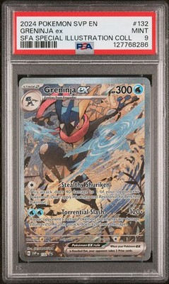 PSA9 ゲッコウガ ex 海外 Greninja ex 2024 Pokemon SVP #132 Greninja ex PSA 9 MINT – Special