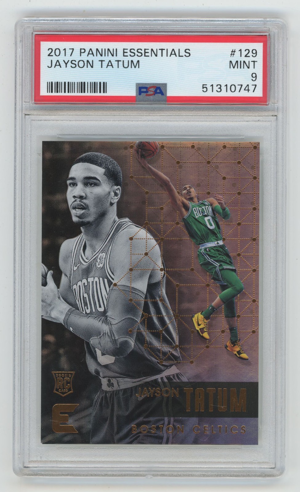 2017 Panini Essentials 129 Jayson Tatum PSA 9 716025