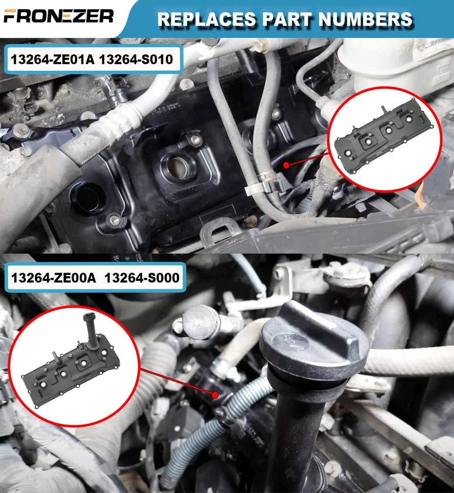 Juego de cubiertas de válvula y juntas para Nissan Titan Armada Pathfinder Infiniti QX56 5,6 L Foto 3 de 4