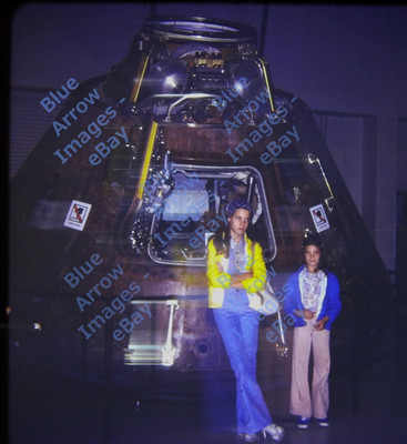 1977 126 Film Slides 2X NASA Apollo Capsule Unhappy Frowning Girl Child #8698
