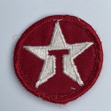TEXACO Oil  Gas Station Red White Vintage Patch 1 3/4”
