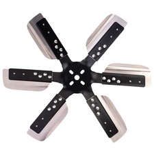 Derale 17019 19 Heavy Duty Stainless Steel Standard Rotation Flex Fan New